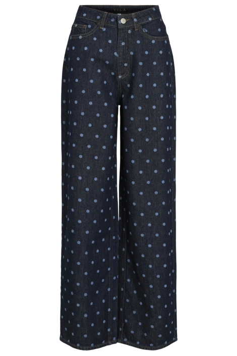 Vila blauwe dames jeans | Vooraanzicht