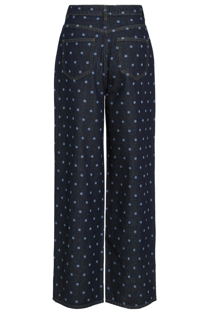 Vila blauwe dames jeans | Achteraanzicht