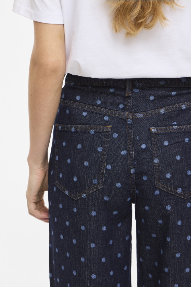 Vila blauwe dames jeans | Close up