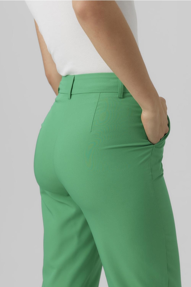Vero Moda groene dames broek | Close up