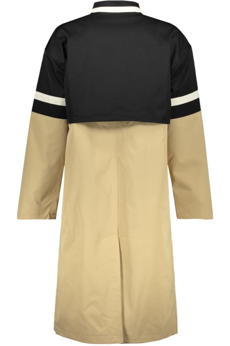 Vila camel dames jas | Achteraanzicht