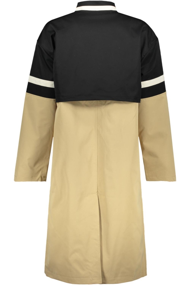 Vila camel dames jas | Achteraanzicht