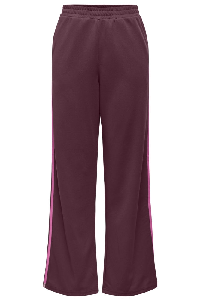Only bordeaux dames broek | Vooraanzicht