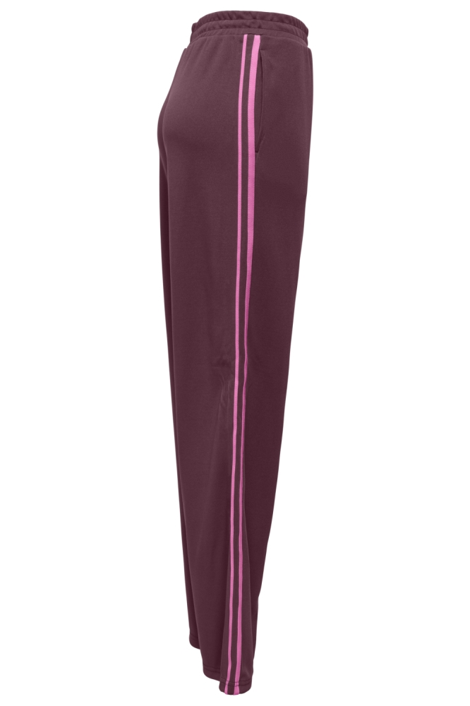 Only bordeaux dames broek | Zijaanzicht