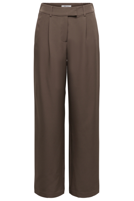 Only bruine dames broek | Vooraanzicht