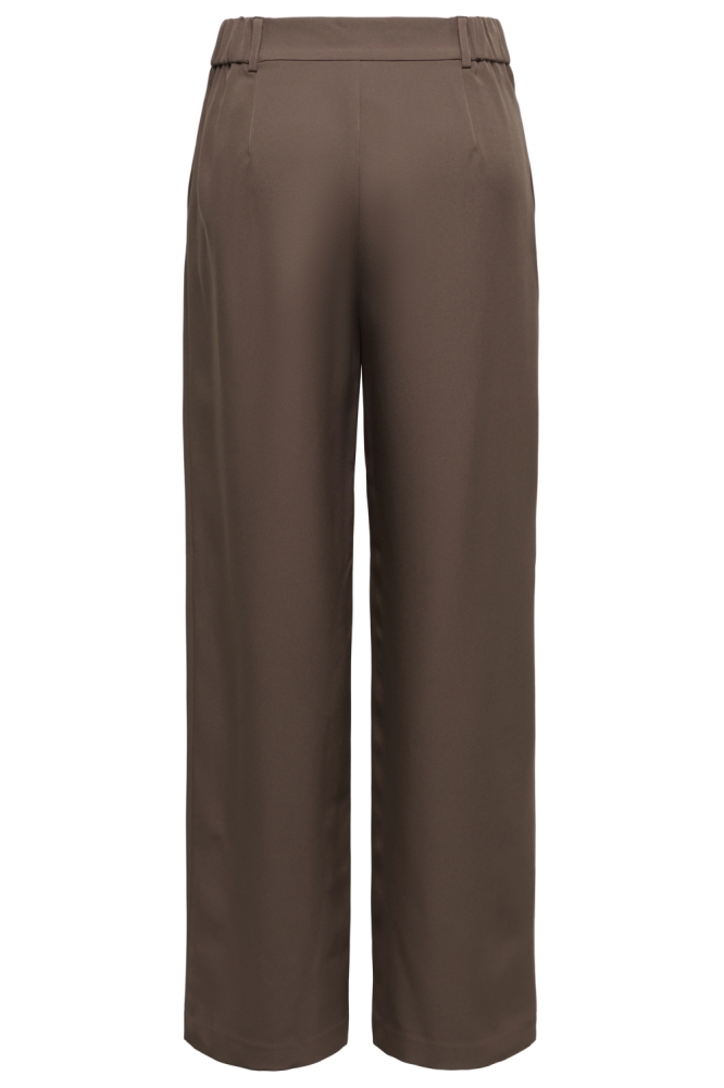 Only bruine dames broek | Achteraanzicht