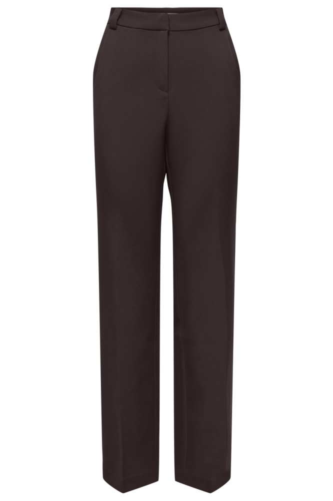 Only bruine dames broek | Vooraanzicht