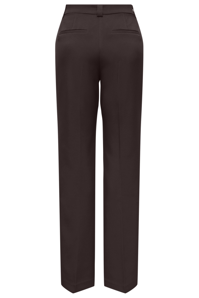 Only bruine dames broek | Achteraanzicht