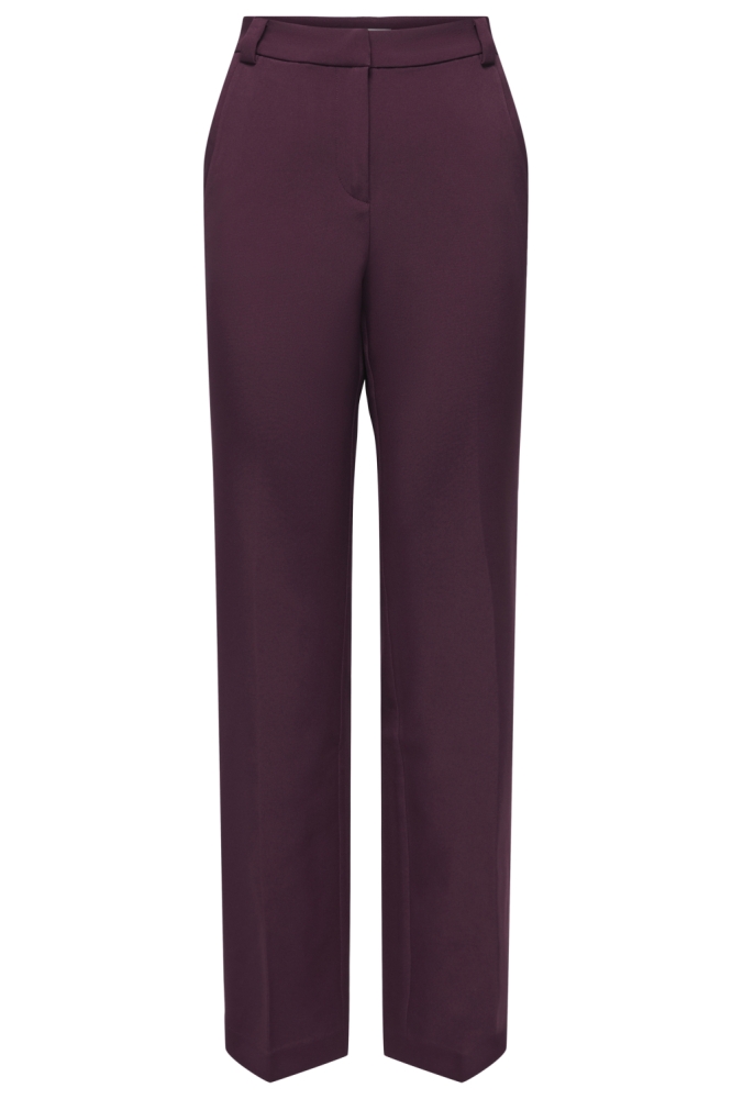 Only bordeaux dames broek | Vooraanzicht