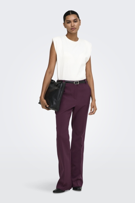 Only bordeaux dames broek | Model