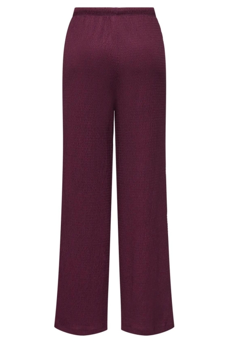Only bordeaux dames broek | Achteraanzicht