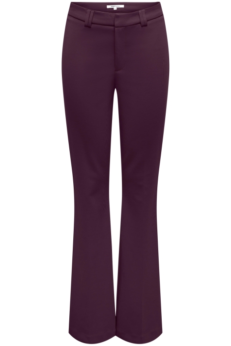 Only bordeaux dames broek | Vooraanzicht