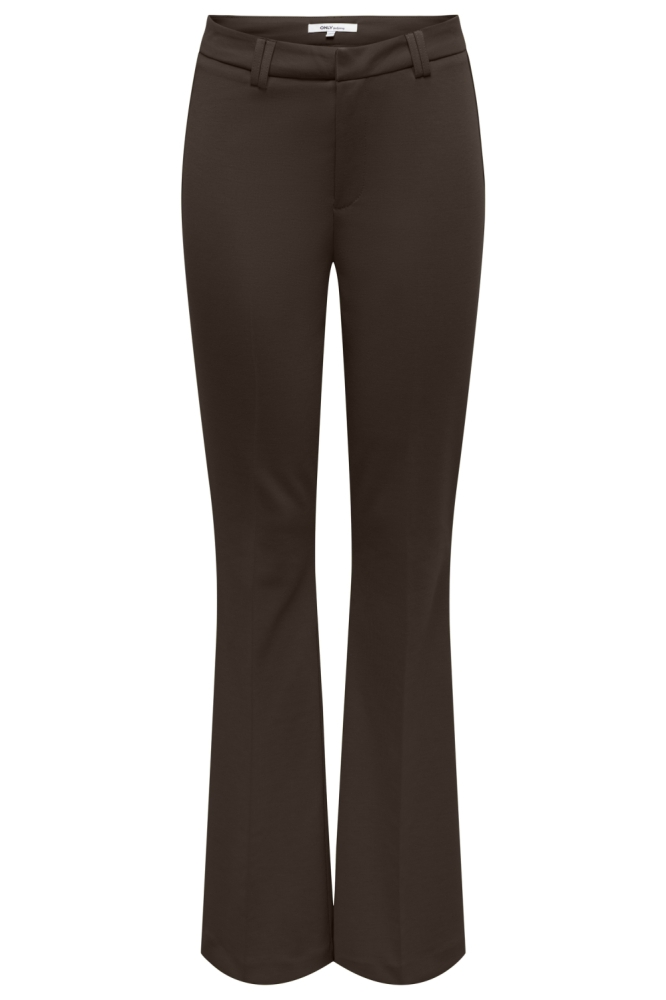 Only bruine dames broek | Vooraanzicht