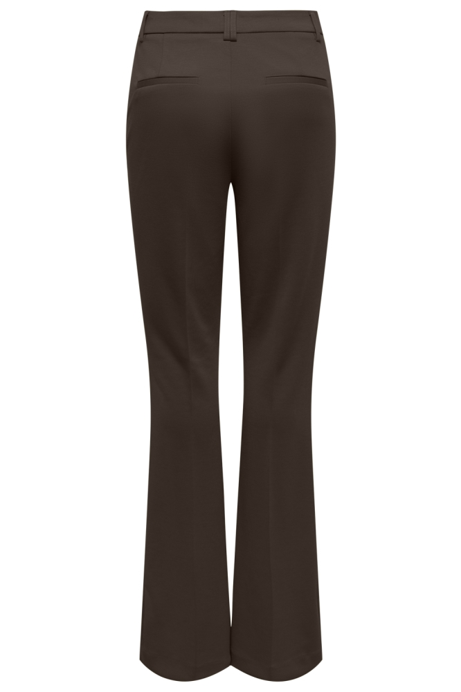 Only bruine dames broek | Achteraanzicht