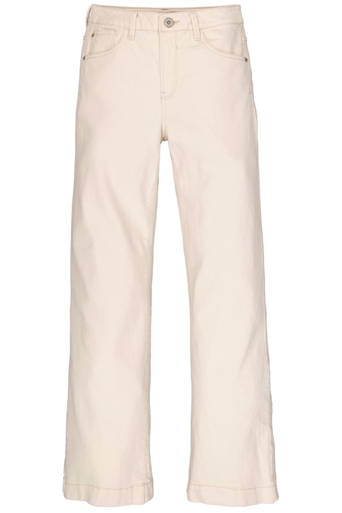 Garcia ecru dames jeans | Vooraanzicht