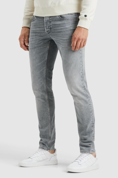 Cast Iron blauwe heren jeans | Model zijaanzicht
