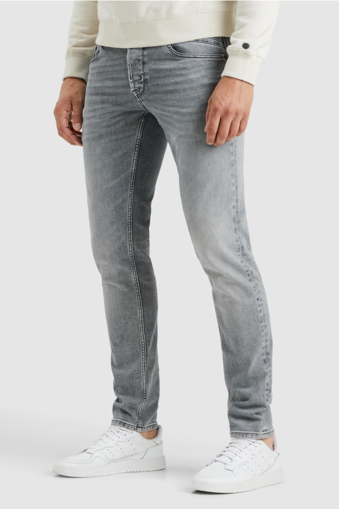 Cast Iron blauwe heren jeans | Model zijaanzicht