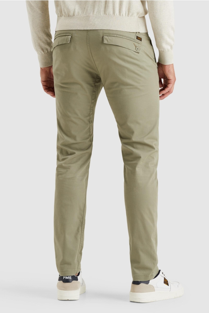 PME legend groene heren broek | Model achteraanzicht