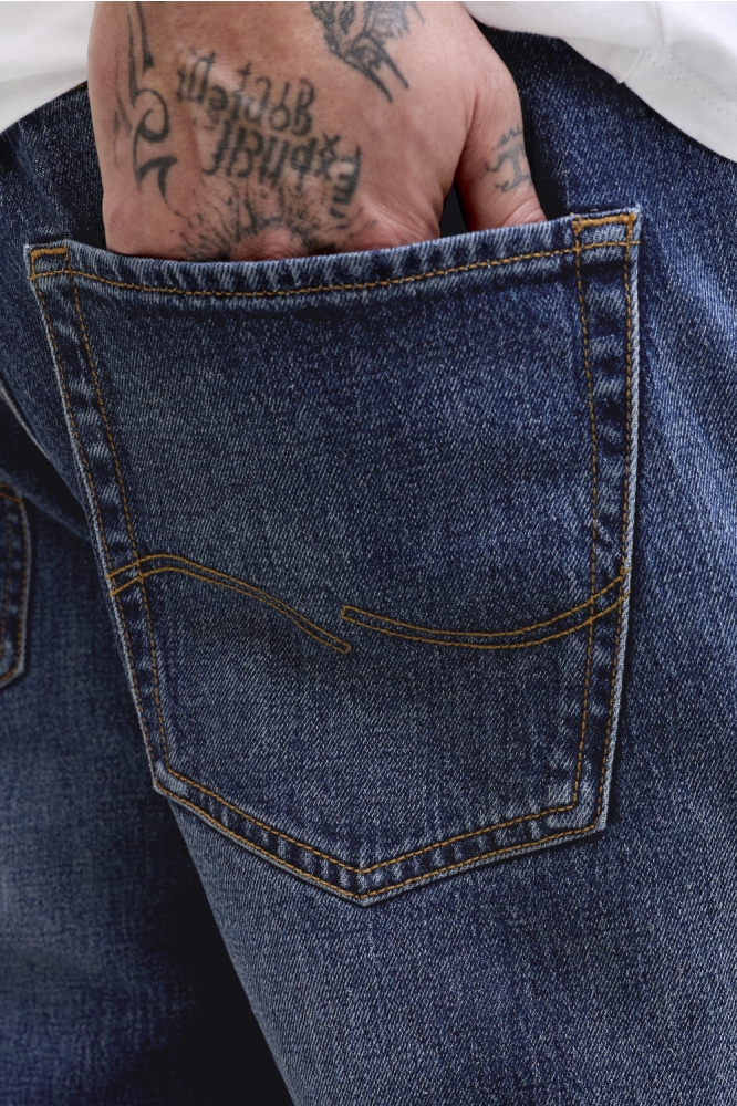 Jack & Jones blauwe heren jeans | Close up