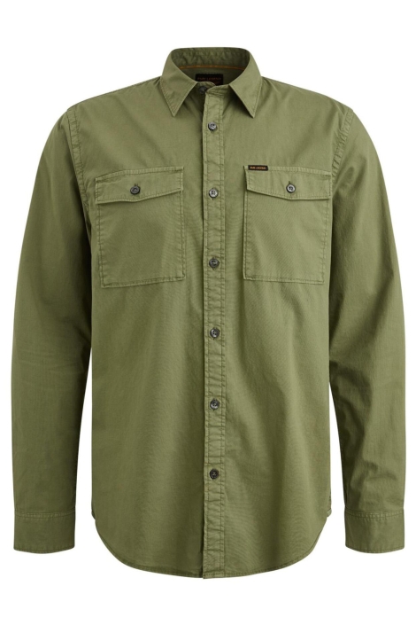 PME legend groene heren overhemd | Vooraanzicht