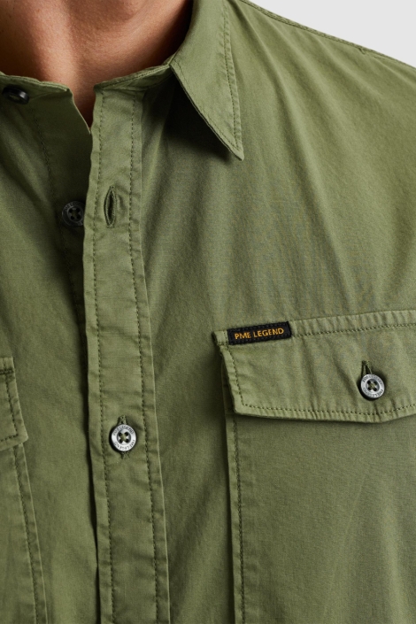PME legend groene heren overhemd | Kleurstaal