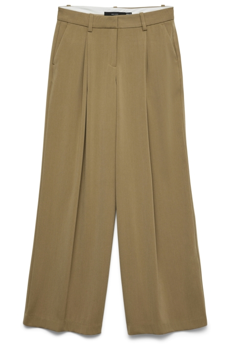 Vero Moda groene dames broek | Vooraanzicht