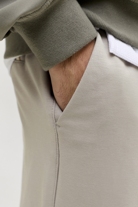 Jack & Jones grijze heren broek | Close up