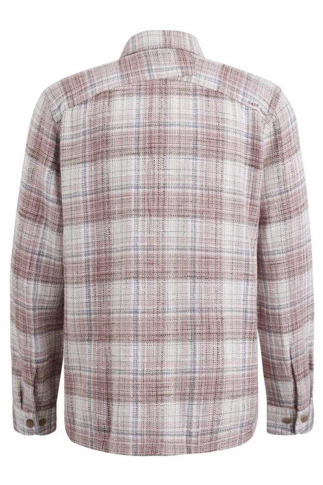 Cast Iron roze heren overhemd | Achteraanzicht