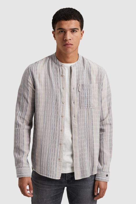 Cast Iron witte heren overhemd | Model vooraanzicht