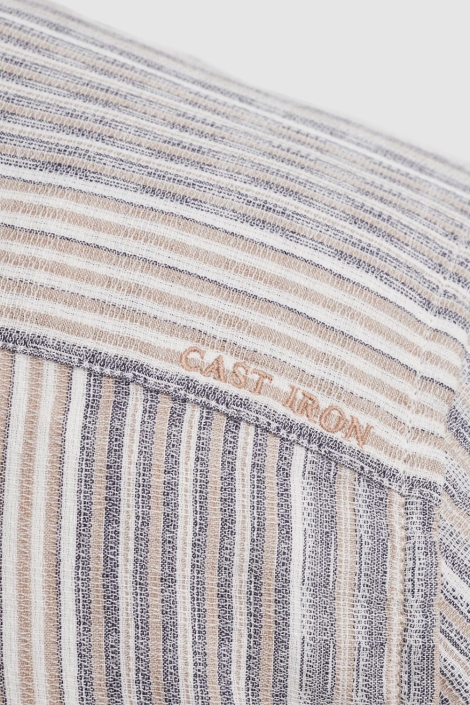 Cast Iron witte heren overhemd | Kleurstaal