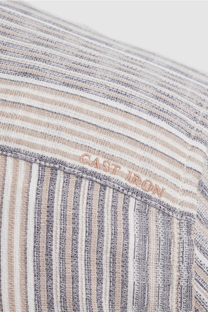 Cast Iron witte heren overhemd | Kleurstaal