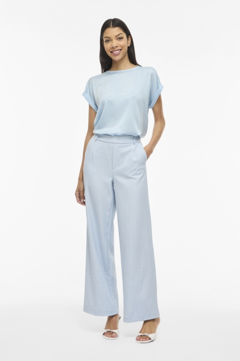 Vila blauwe dames broek | Model