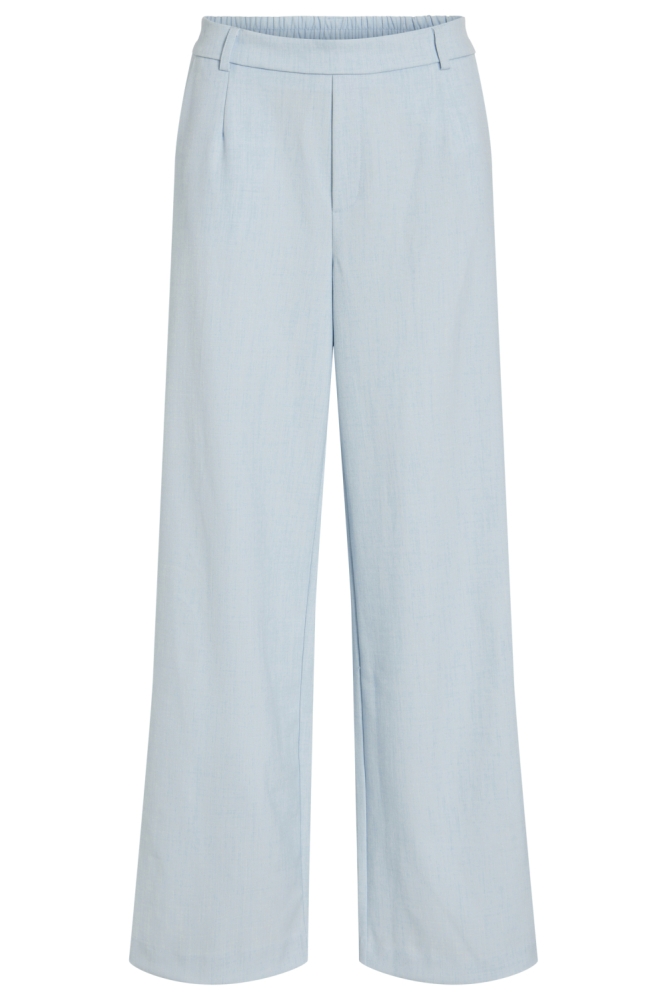 Vila blauwe dames broek | Vooraanzicht