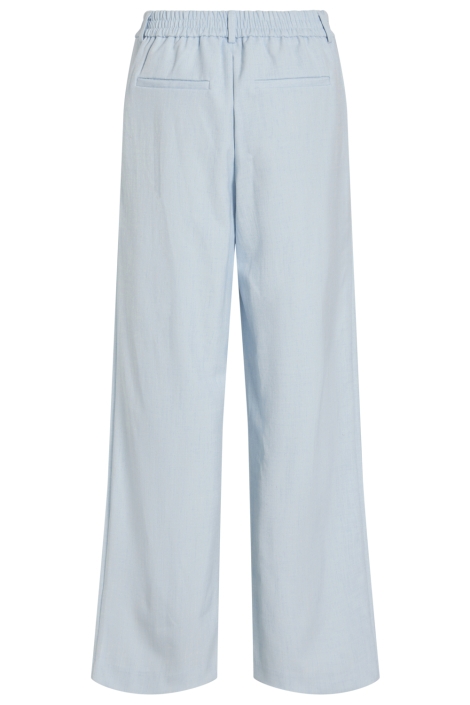 Vila blauwe dames broek | Achteraanzicht