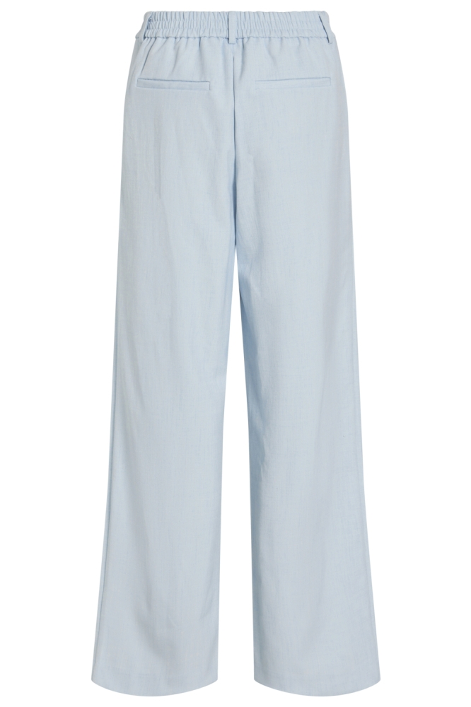 Vila blauwe dames broek | Achteraanzicht