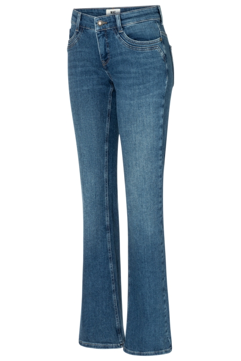 Mac blauwe dames jeans | Zijaanzicht