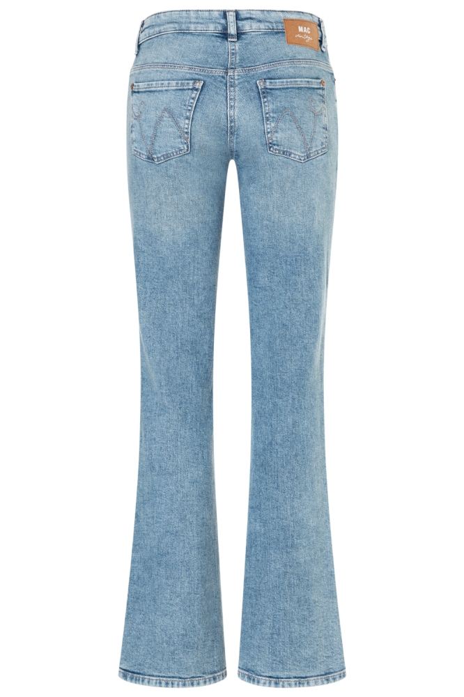 Mac blauwe dames jeans | Achteraanzicht