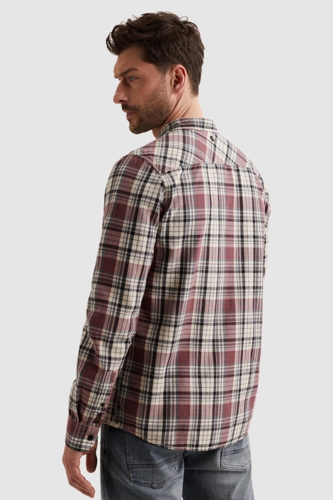 PME legend roze heren overhemd | Model achteraanzicht