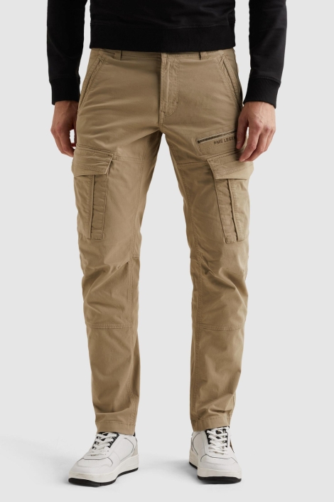PME legend beige heren broek | Model vooraanzicht