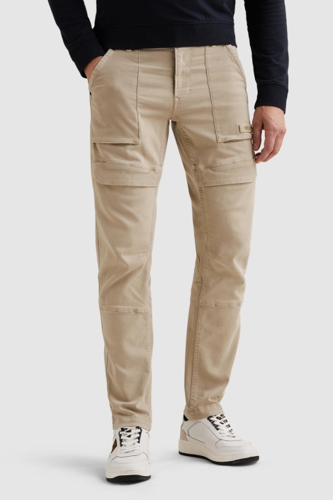 PME legend beige heren broek | Model vooraanzicht