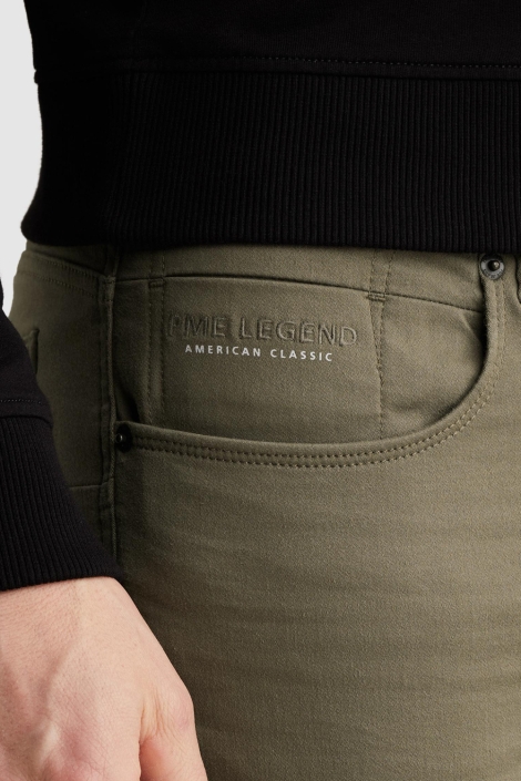 PME legend groene heren jeans | Close up