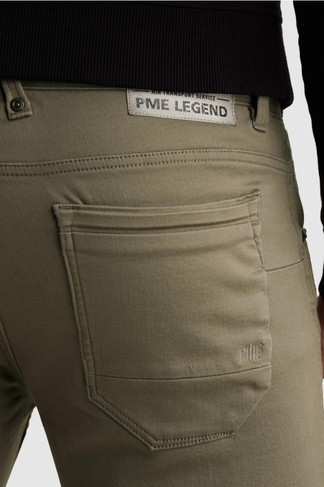 PME legend groene heren jeans | Close up
