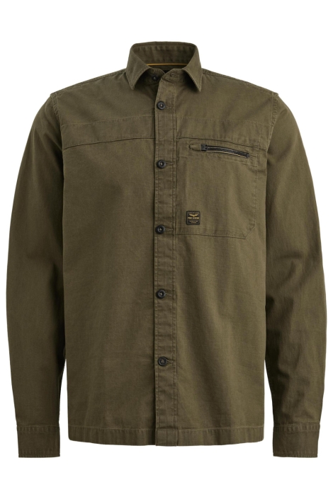 PME legend groene heren overhemd | Vooraanzicht