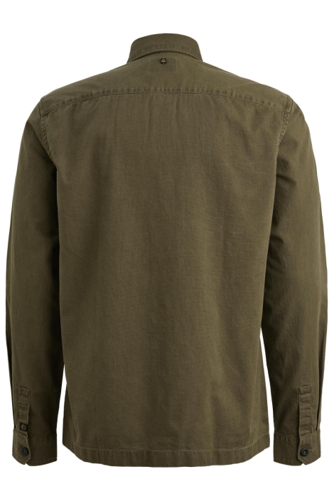 PME legend groene heren overhemd | Achteraanzicht