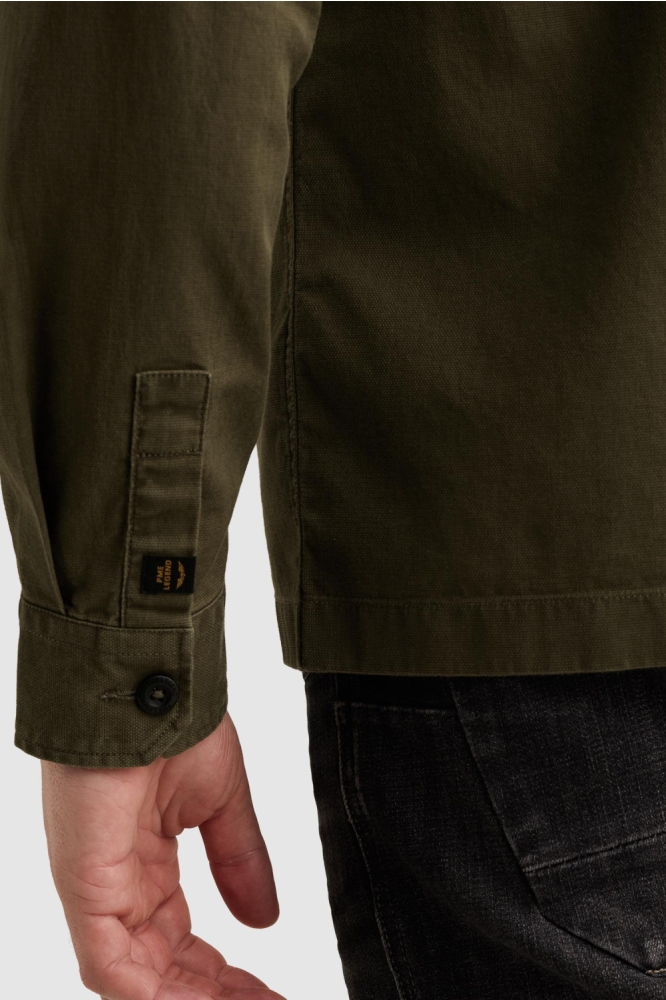 PME legend groene heren overhemd | Close up