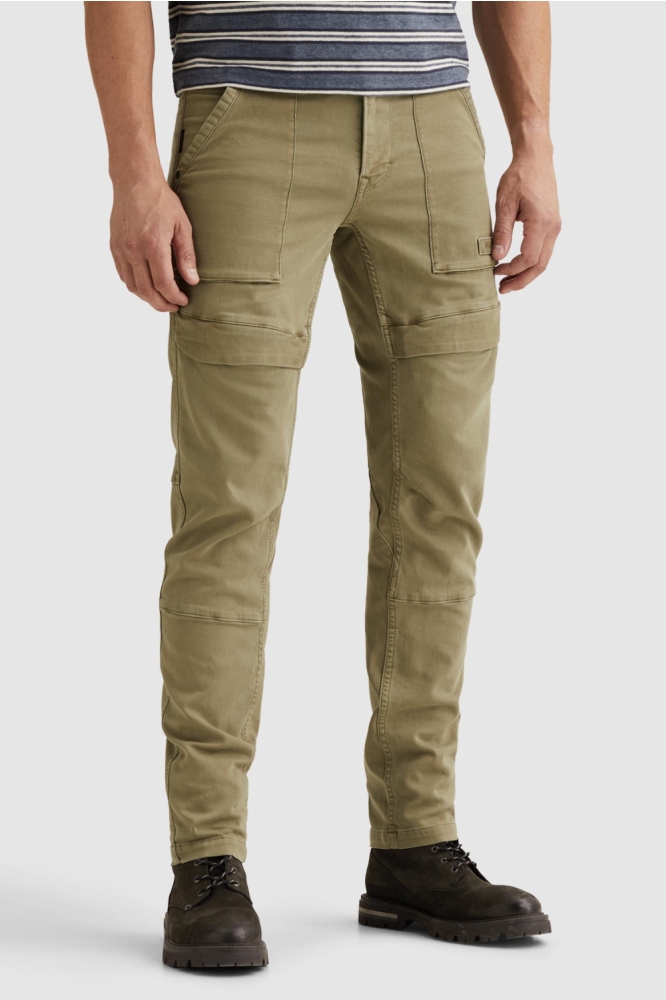 PME legend groene heren broek | Model vooraanzicht