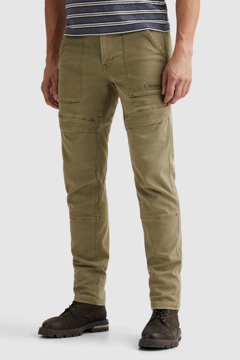 PME legend groene heren broek | Model zijaanzicht