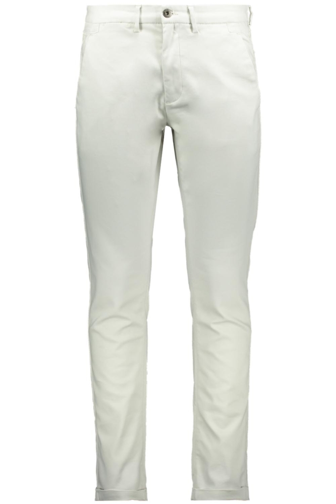 Cast Iron beige heren broek | Vooraanzicht