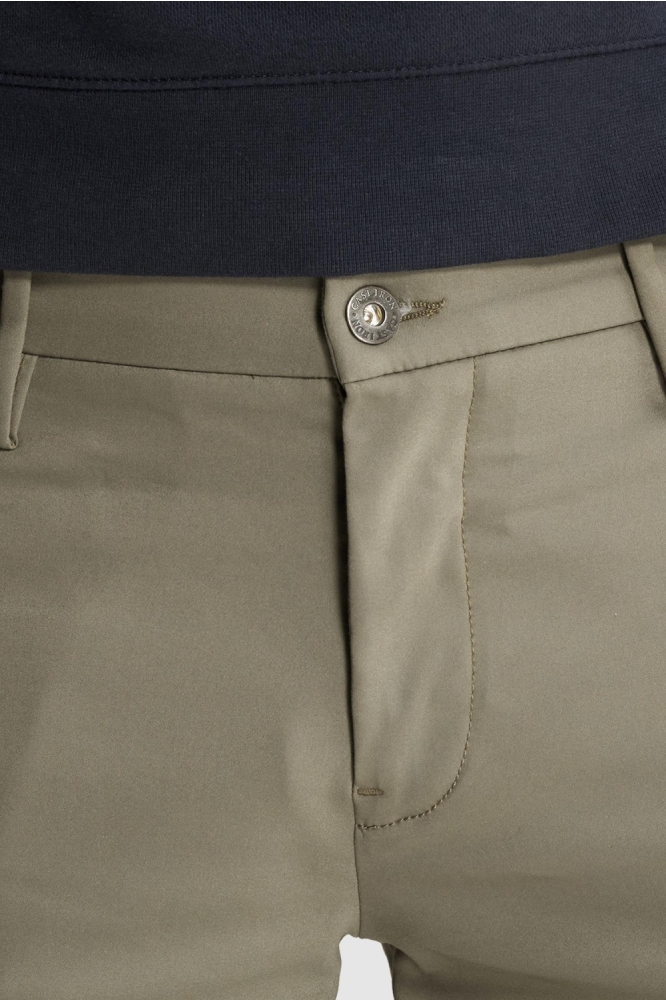 Cast Iron groene heren broek | Close up