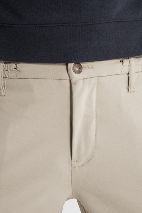 Cast Iron beige heren broek | Close up